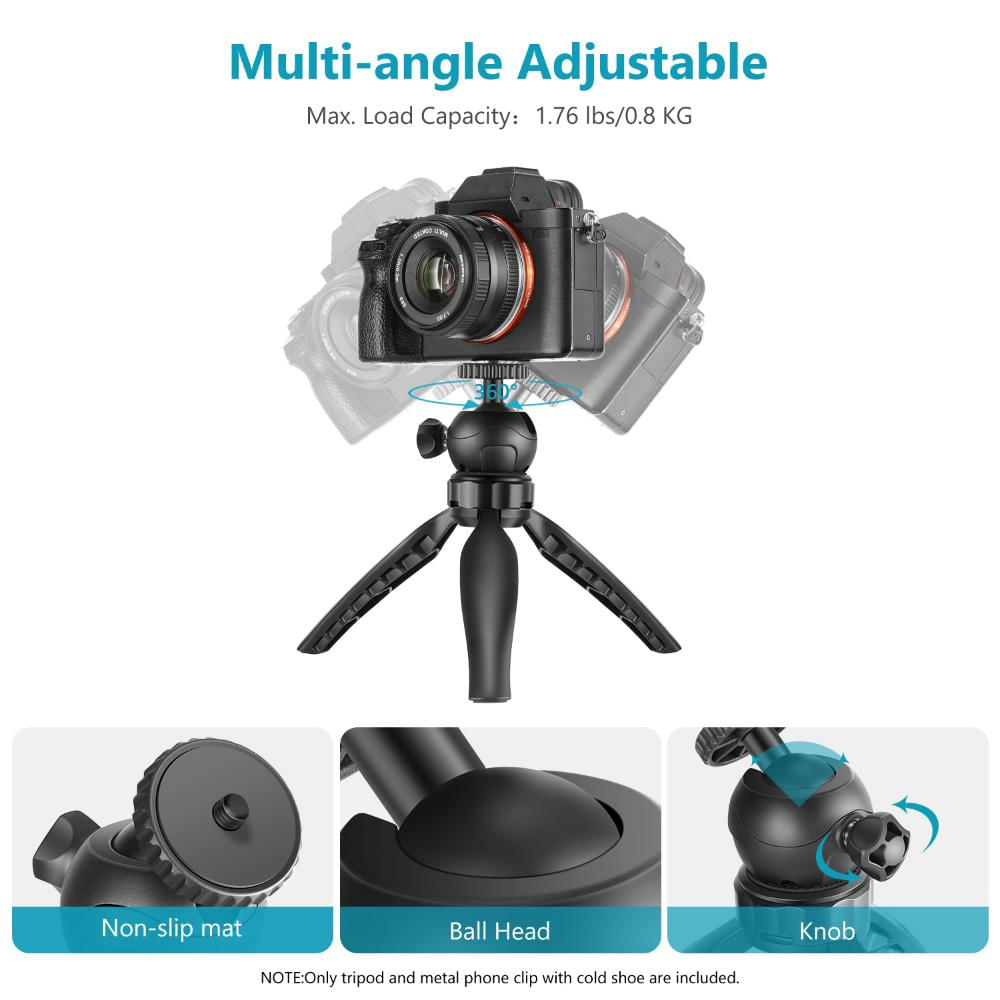 Neewer Mini Trípode Mesa Teléfono Trípode Soporte Con Clip Para Smartphone img #2