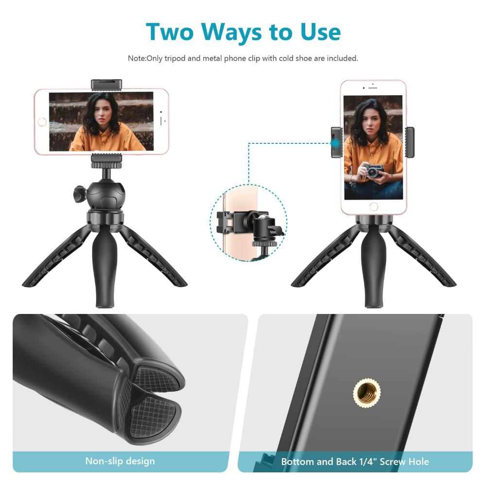 Neewer Mini Trípode Mesa Teléfono Trípode Soporte Con Clip Para Smartphone img #4