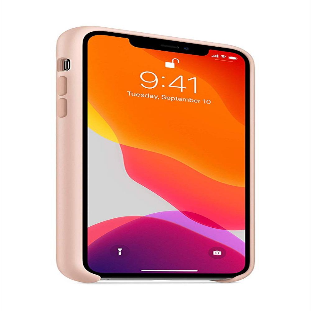 Funda Case Para Iphone 11 Pro Max Protector Suave Silicon Arena Rosa img #3