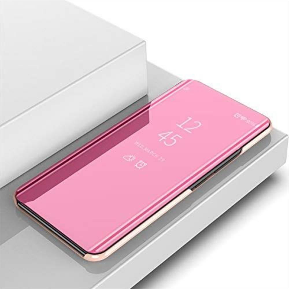 Electrochapado Espejo Carcasa De Cuero Oro Rosa Para Samsung Galaxy Note 9 img #2