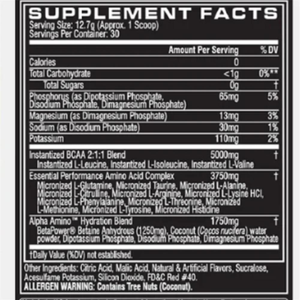 Alpha Amino Bcaa 30 Serv img #2