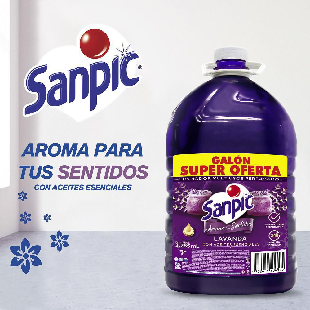 Limpia pisos SANPIC lavanda (3785  ml) img #2