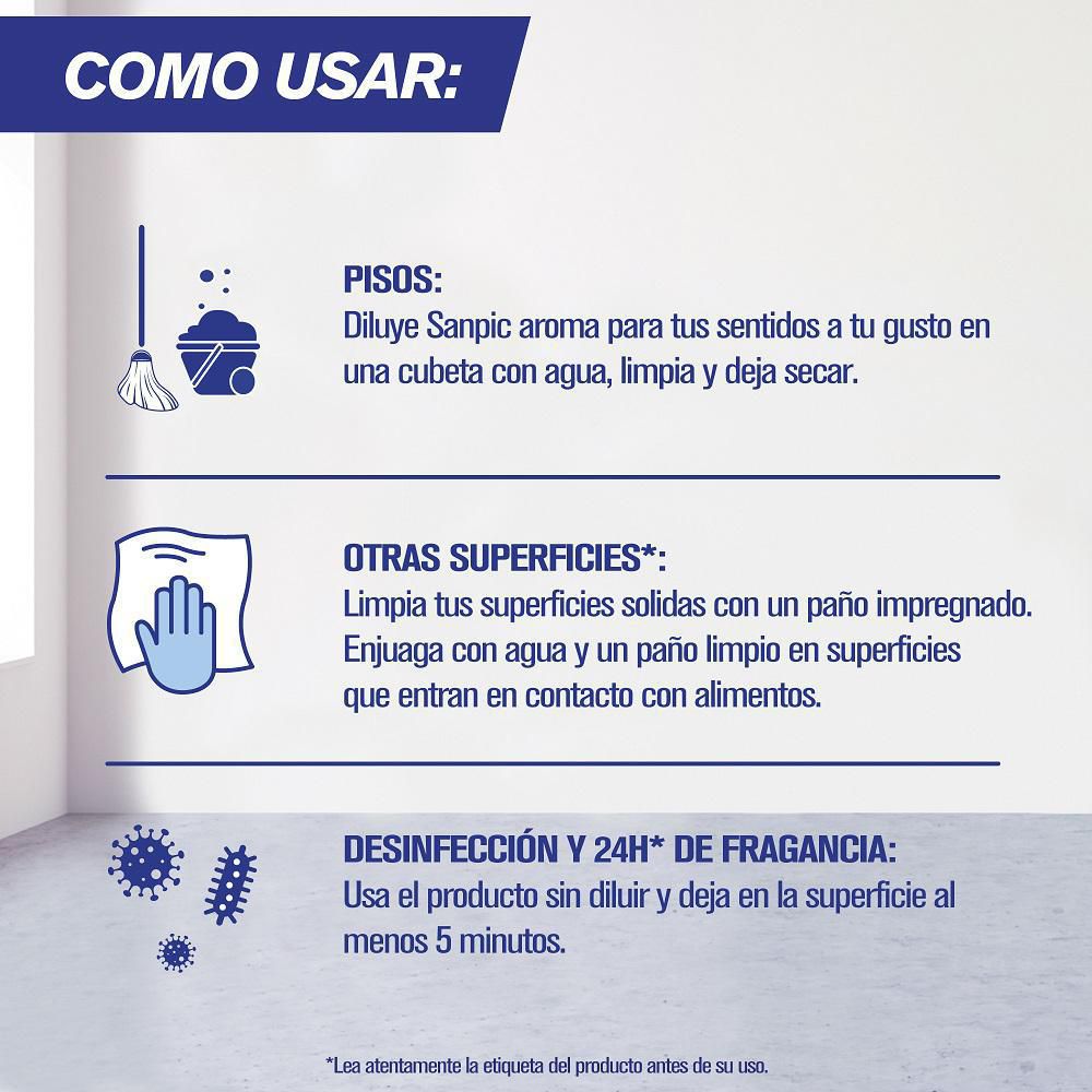 Limpia pisos SANPIC lavanda (3785  ml) img #5