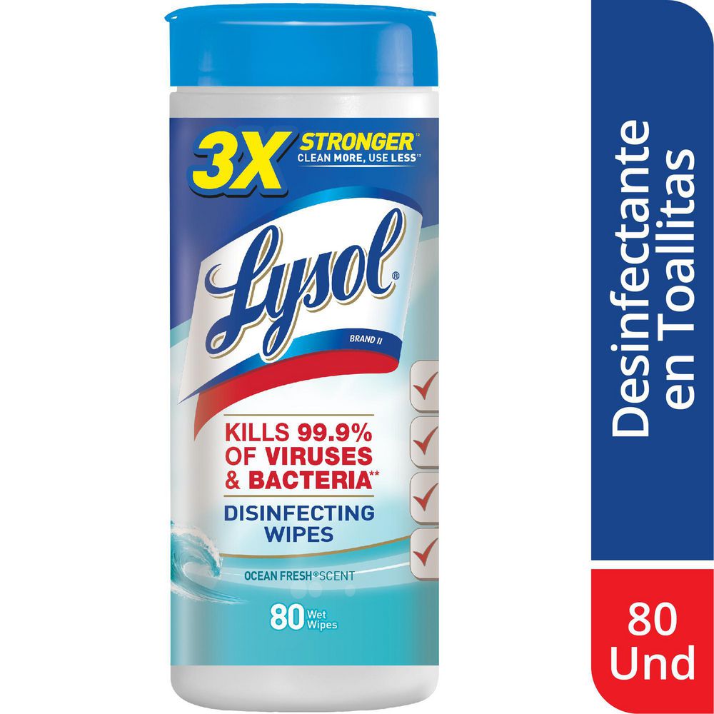 TOALLAS LYSOL  (80  und) img #1