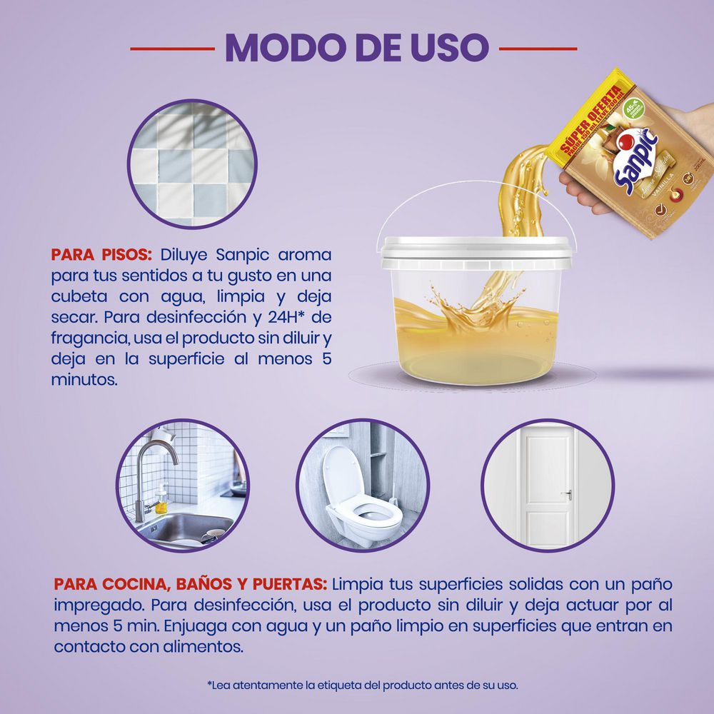 Limpiapisos SANPIC  (2000  ml) img #3