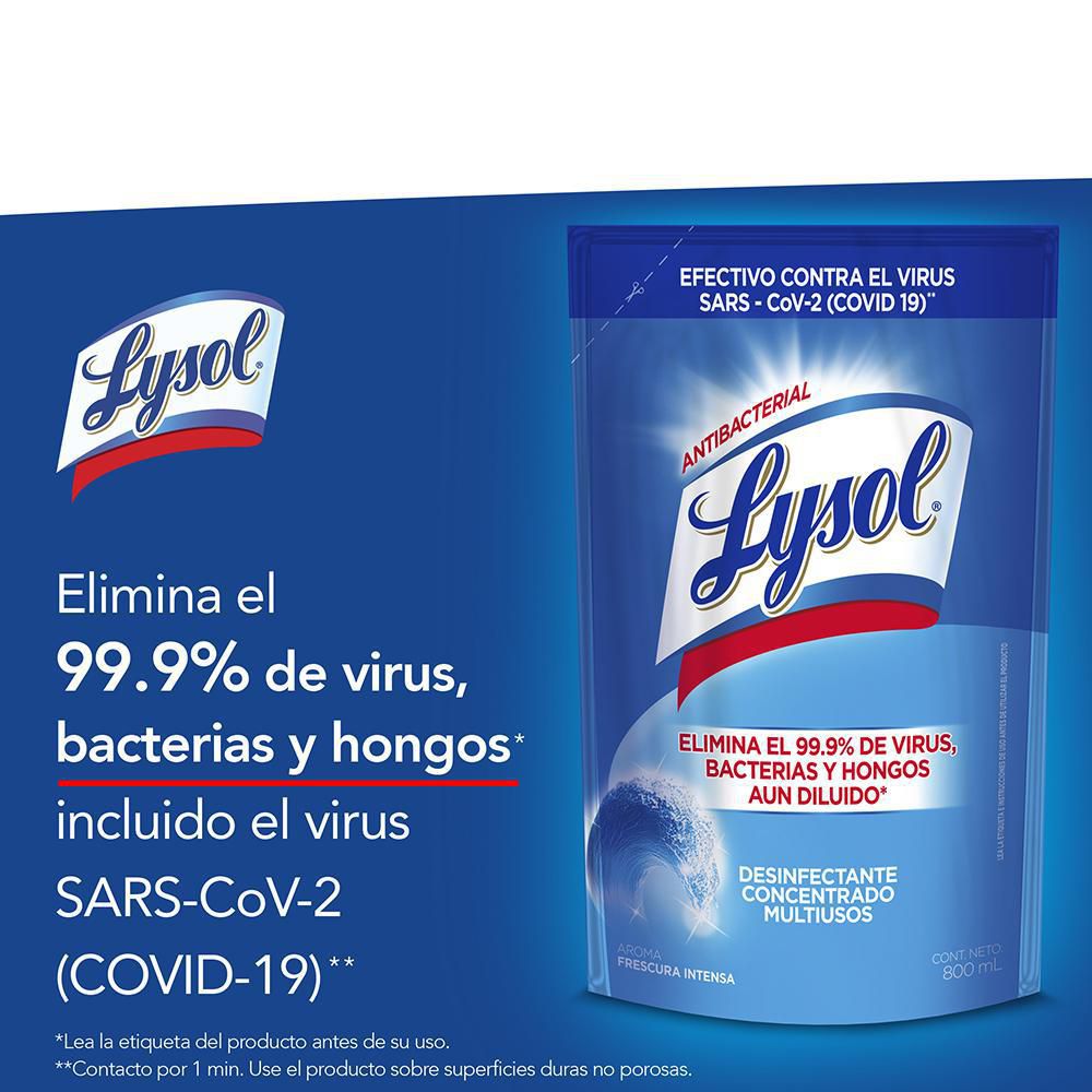 Desinfectante LYSOL para pisos frescura intensa (800  ml) img #3