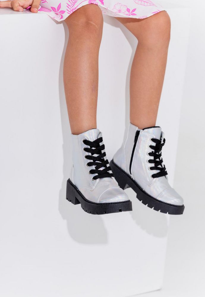 Botas Bota tipo combat niña tornasol PEOPLE img #1