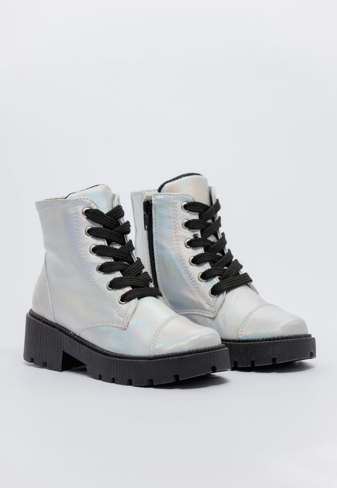 Botas Bota tipo combat niña tornasol PEOPLE img #2