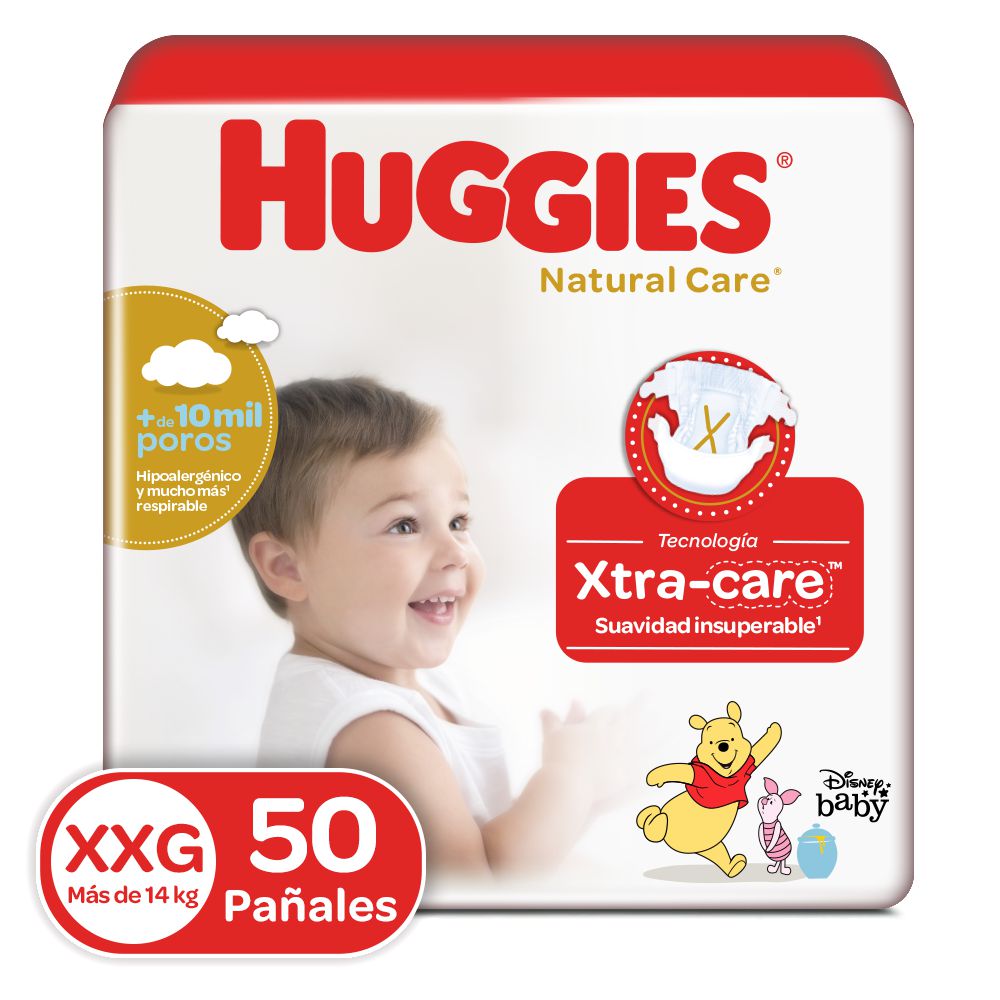 Pañales HUGGIES natural care 5XXG (50  und) img #1