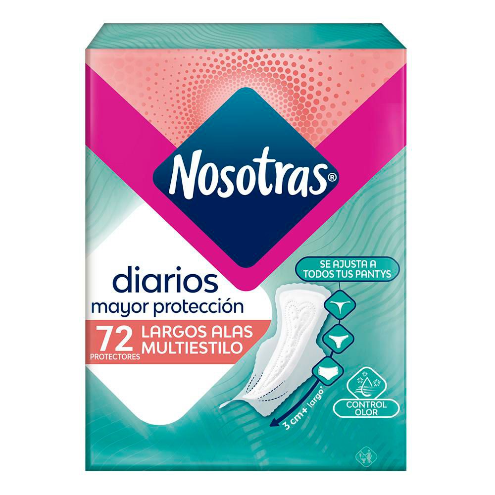 Protectores NOSOTRAS largos alas multiestilo (72  und) img #1