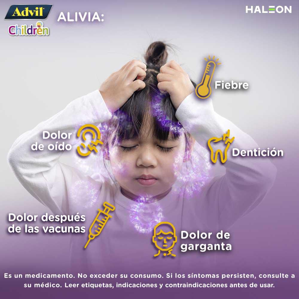 Jarabe ADVIL children dolor y fiebre (100  ml) img #3