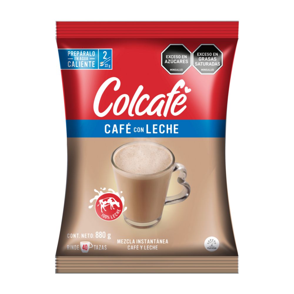 Café con leche COLCAFE Mezcla instántánea (880  gr) img #2