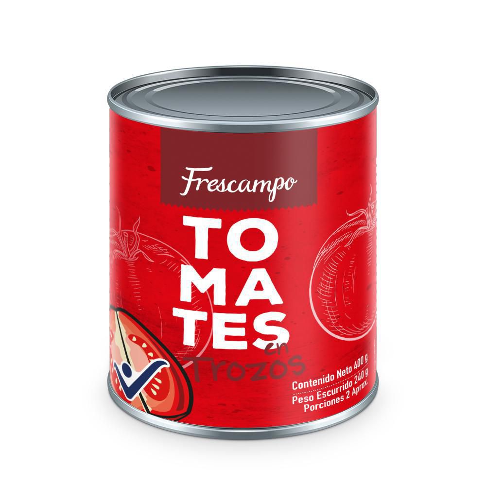 Tomate En Trozos FRESCAMPO  (240  gr) img #1