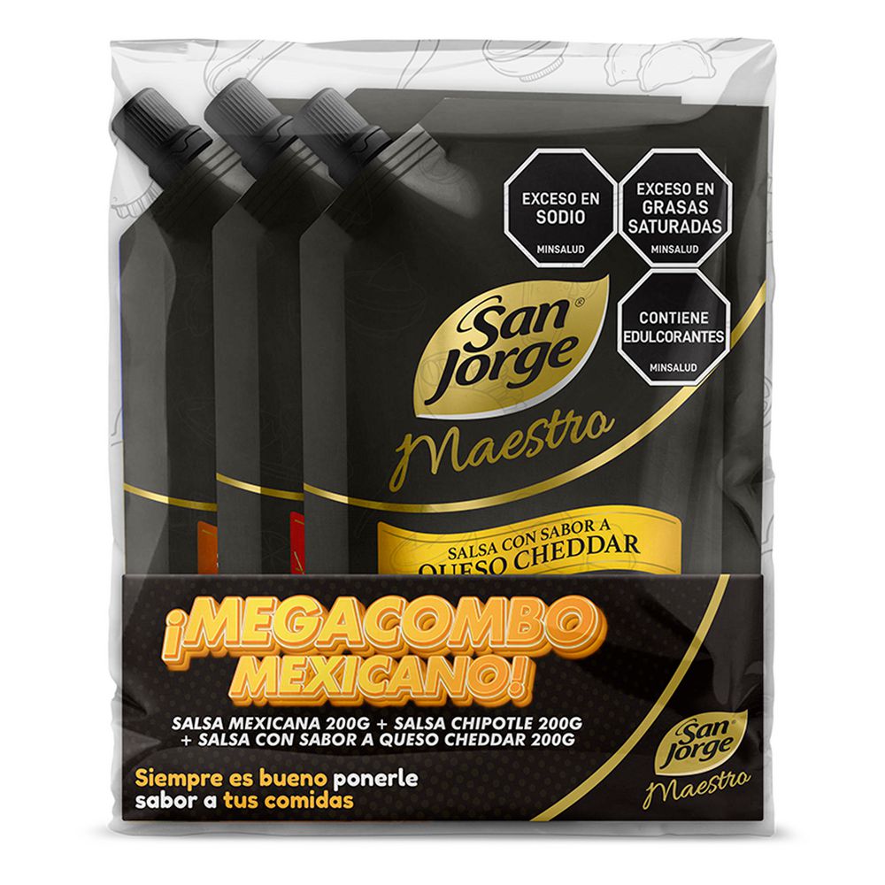 Oferta salsa SAN JORGE Mexicana 200G Chipotle 200G Qu (3  UNIDAD) img #1