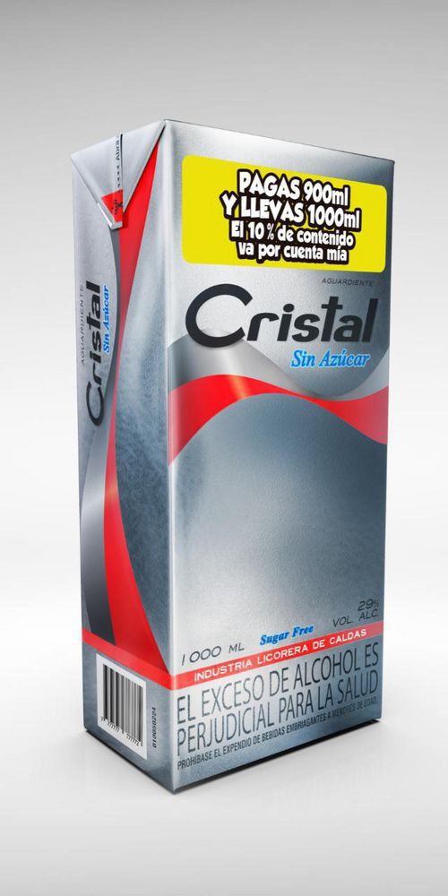 aguardiente CRISTAL (1000 ml) img #1
