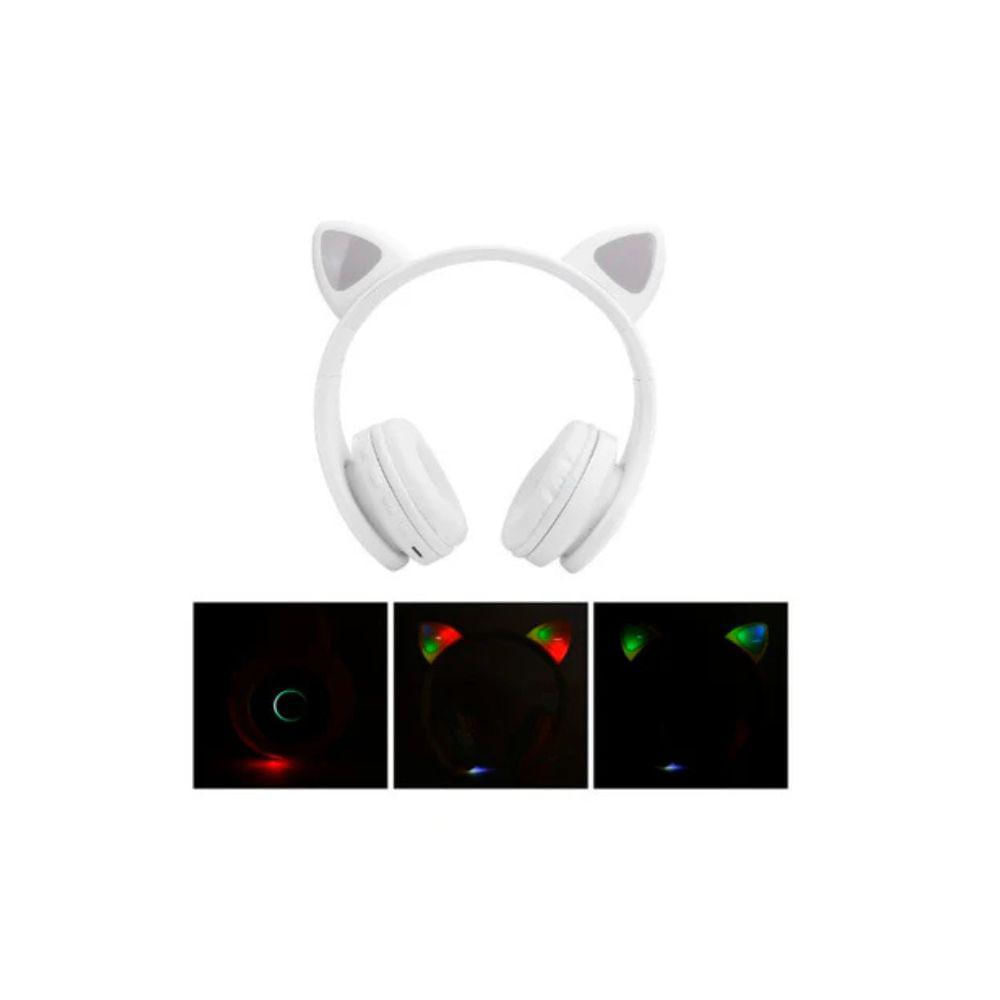 Diadema Audifonos Bluetooth Orejas Gato Luz Rgb 283 img #3