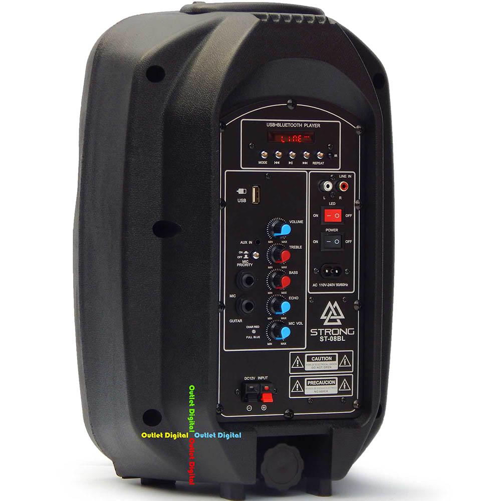 Bafle De Sonido Con Batería Y Micrófono Inalámbrico img #3