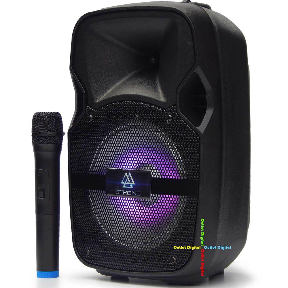 Bafle De Sonido Con Batería Y Micrófono Inalámbrico img #1