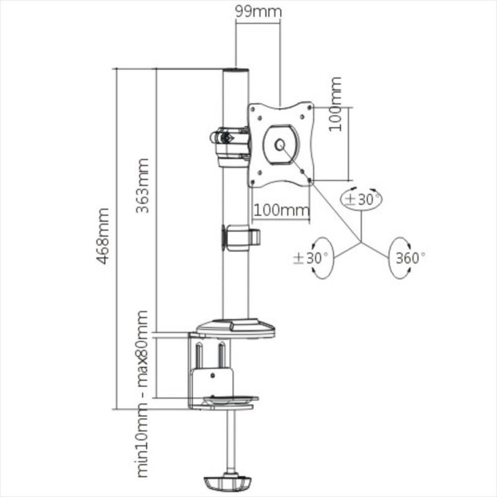 Soporte Monitor económico img #2