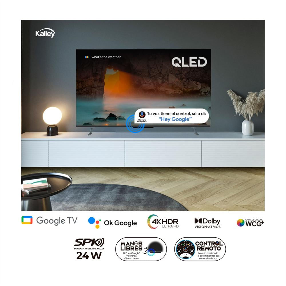 Televisor Kalley 55 Pulgadas Qled 4K Uhd Smart Tv K Gtv55uhdqv img #2