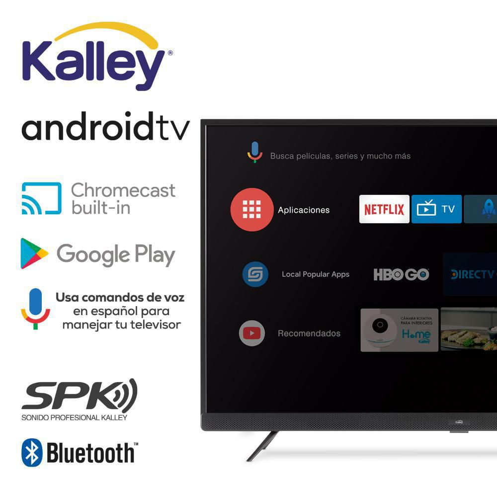 Televisor Kalley 43 Pulgadas Smart Bluetooth K Atv43fhds Android img #3