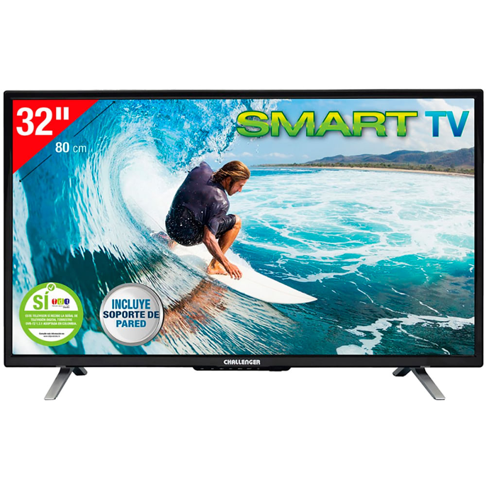 Televisor Challenger Led 32 Pulgadas Smart Tv 32T16 img #2