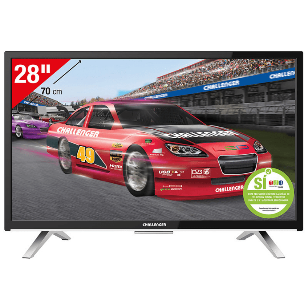 Televisor Challenger 28 Pulgadas Led Led 28D27 T2 img #2