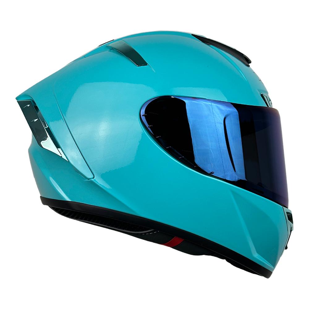 Casco Xtrong Referencia Xtr 326 Sin Grafico Color Turquesa Mate Talla M img #1