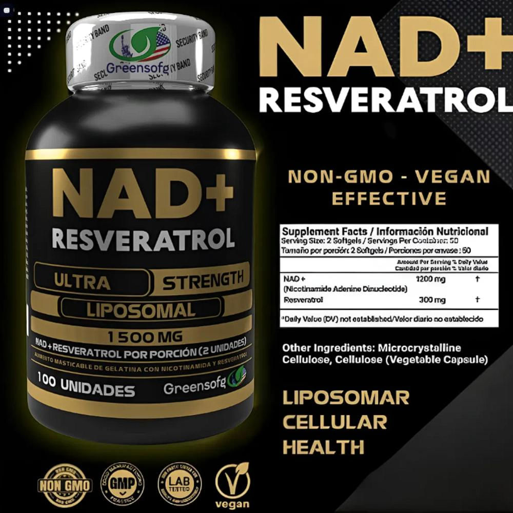 Nad + Resveratrol Americano Puro X 100 U img #4