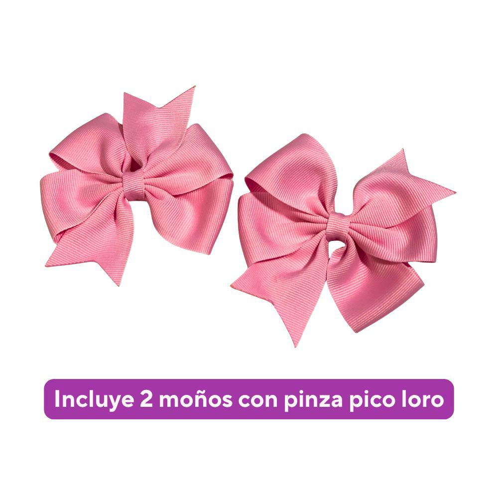 Moño Lazo Coquette Para Cabello Pelo Niña Pack X 2 img #4