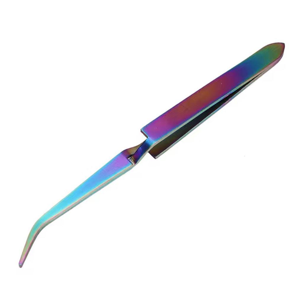 Pinza Curva C Para Uñas Acrílicas Acero Inoxidable img #3