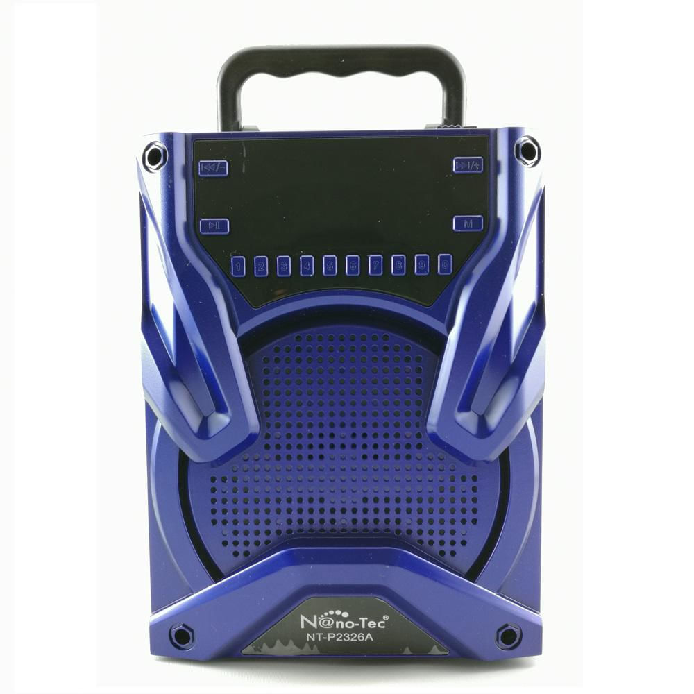 Parlante Recargable Con Bluetooth - Extra Bajo Y Despertador img #1