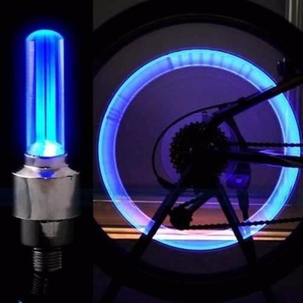 Luz Led Tapa Valvula Llantas Sensor Carro Moto Bicicleta img #4