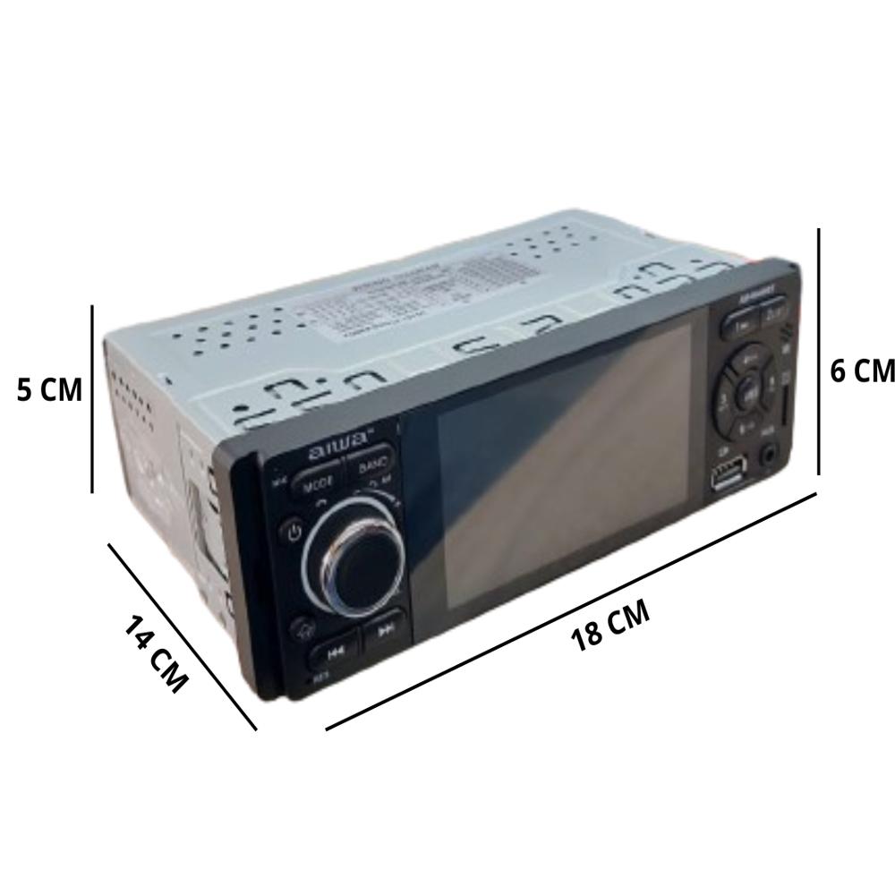 Radio Carro Pantalla 4 Bluetooth Mirrorlink Android Aiwa Aw W440bt + Cámara img #2