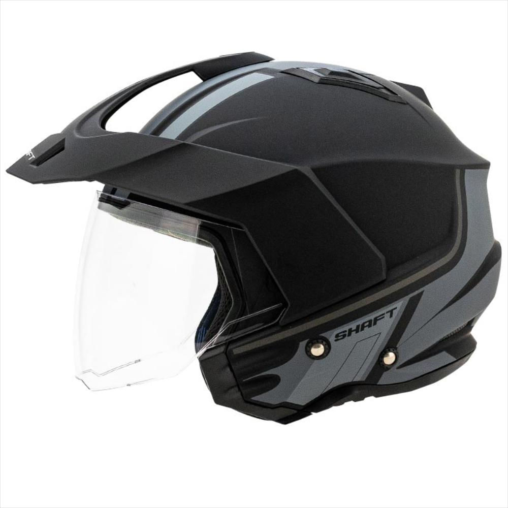 Casco Shaft 227 Trial Flexo Talla S Gris Mate img #1
