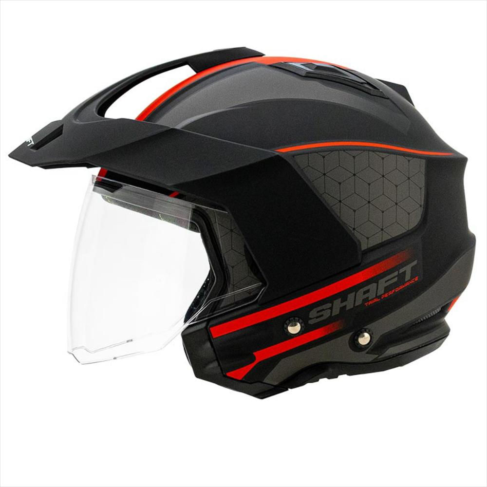 Casco Shaft 227 Trial Flow Talla M Mate Rojo img #1