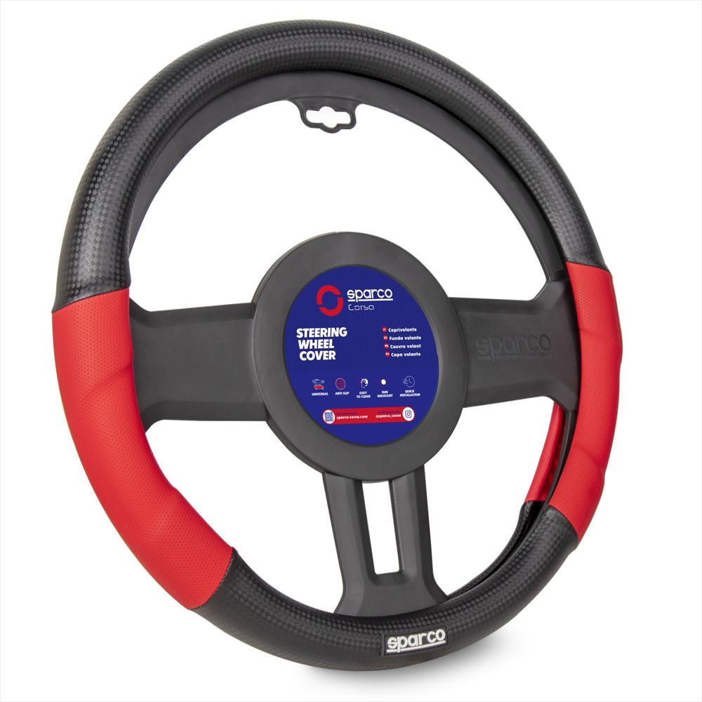 Forro Timon Cubre Volante Protector Lujo Sparco Sps121rd img #3