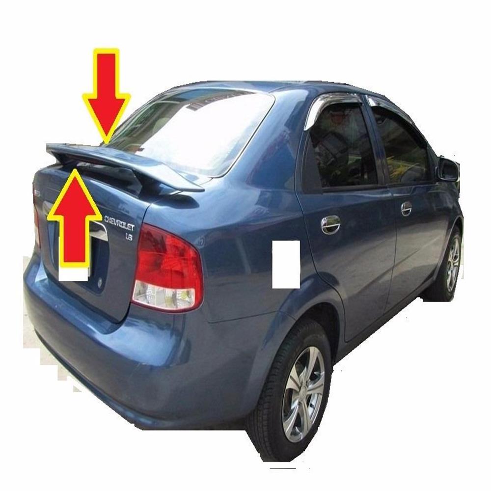 Spoiler Chevrolet Aveo Optra Negro img #5