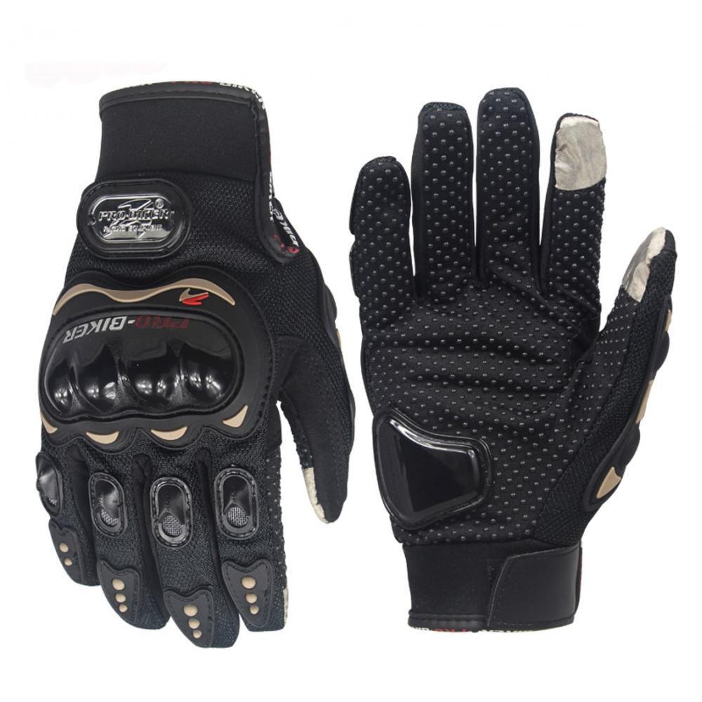 Guantes Para Moto Pro Biker Táctiles Con Protección M img #2