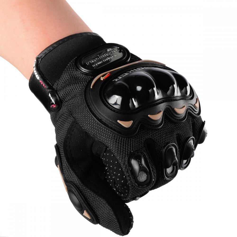 Guantes Para Moto Pro Biker Táctiles Con Protección M img #4