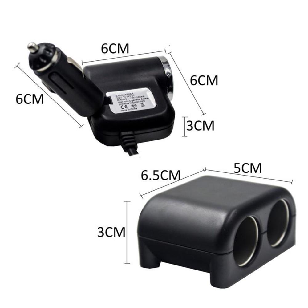 Cargador Carro Usb 1200Mha Triple Socket Cigarrera Auto 1 img #5