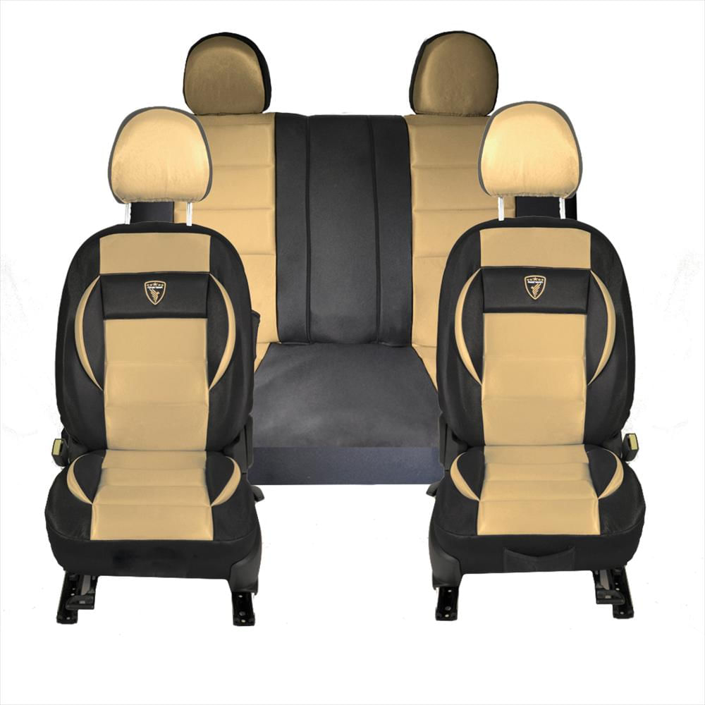 Forros Para Asientos De Carro Y Camionetas Universal Juego Completo Beige img #1