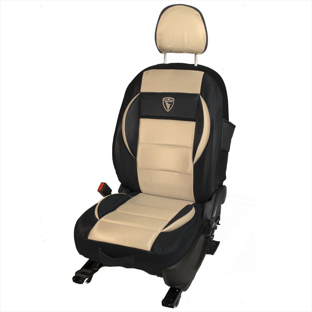 Forros Para Asientos De Carro Y Camionetas Universal Juego Completo Beige img #3