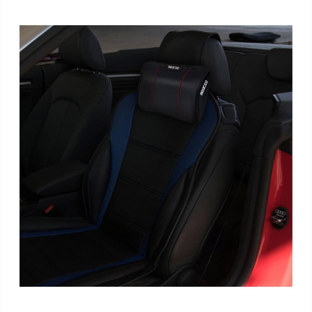 Almohadilla Respaldo Carro Sparco Cojin Cuello Vehiculo Gris img #3