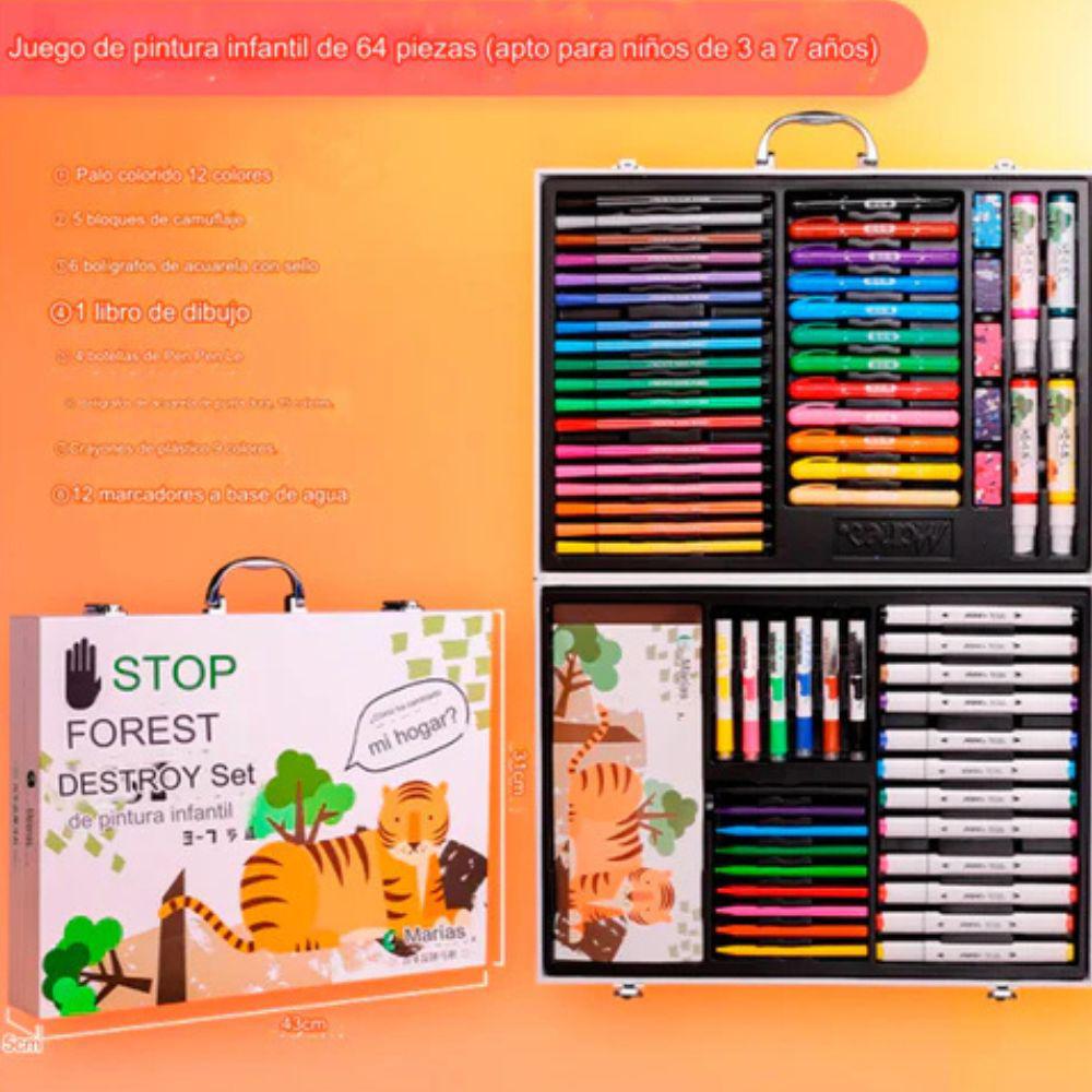 Set De Arte Para Niños Maletín Omc 229 img #4