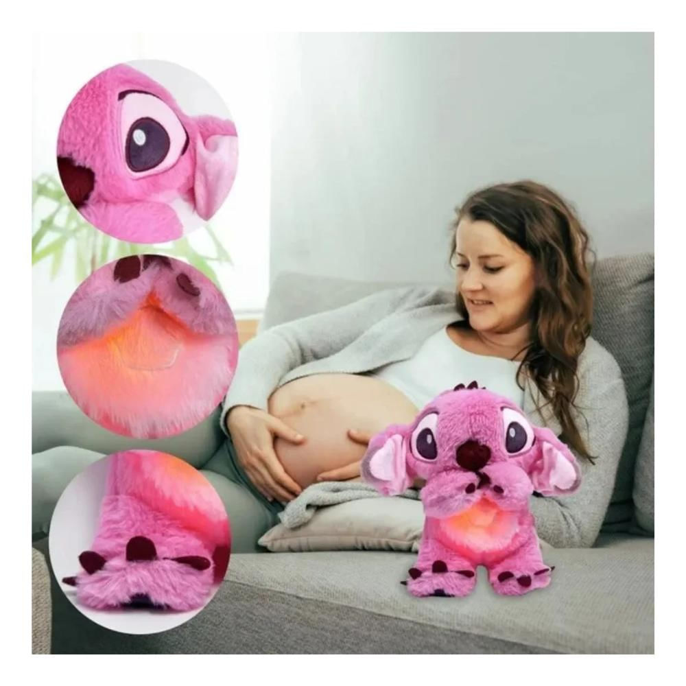 Peluche Stitch Respira Y Tranquiliza Rosado img #2