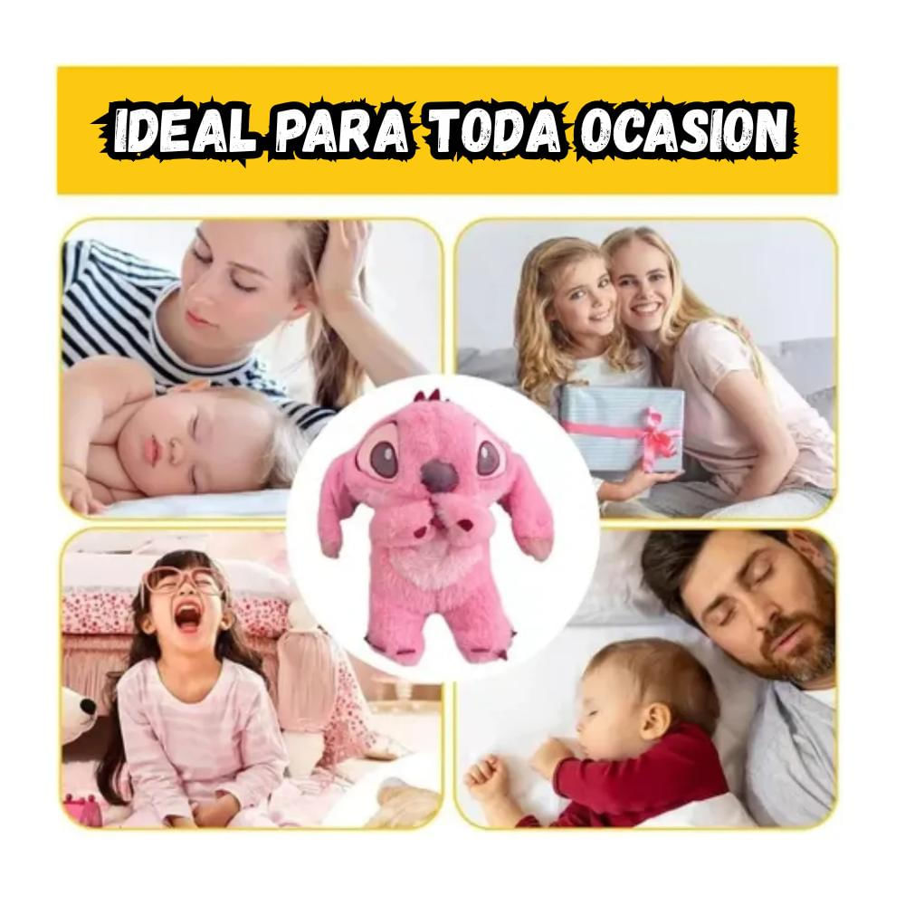 Peluche Stitch Respira Y Tranquiliza Rosado img #3