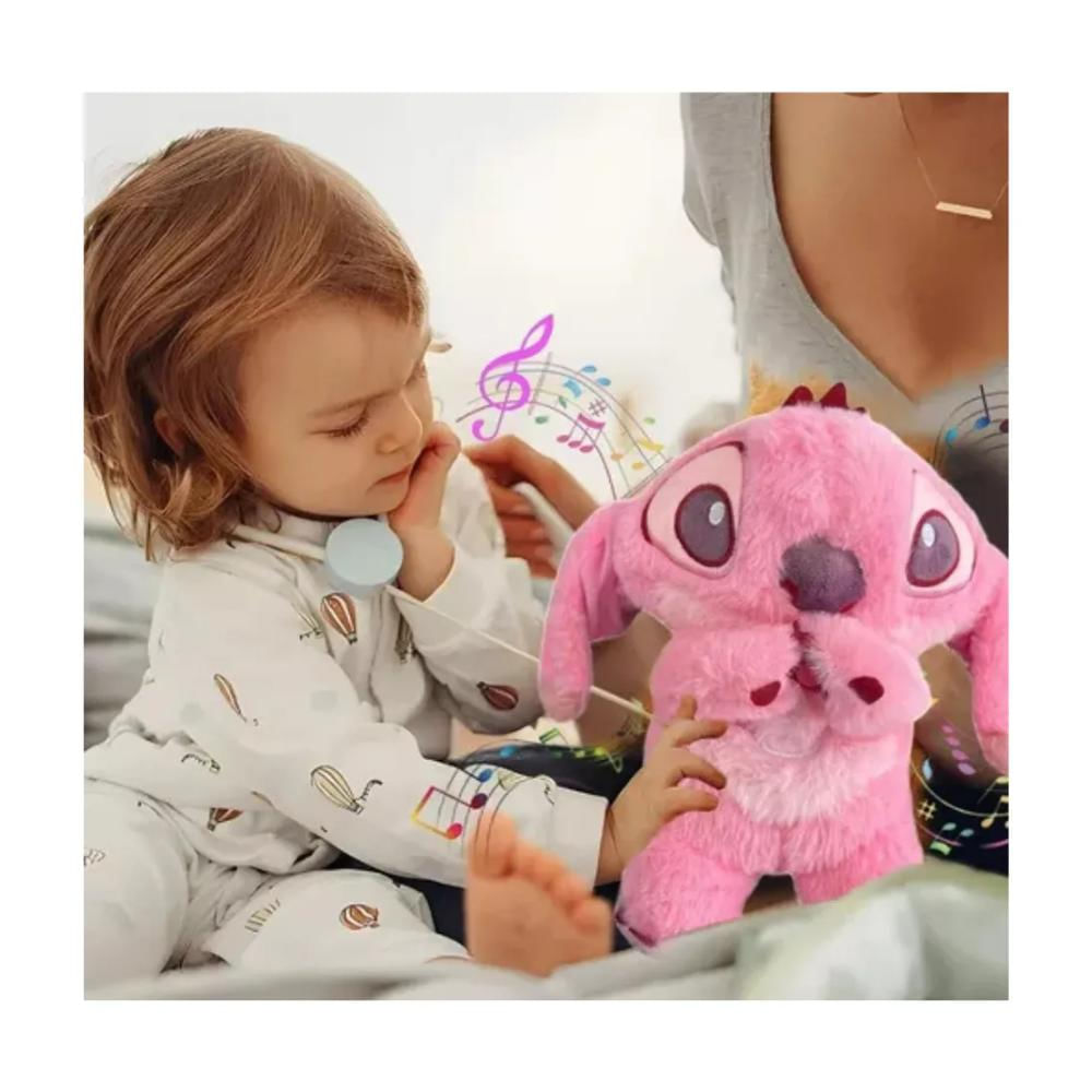 Peluche Stitch Respira Y Tranquiliza Rosado img #5