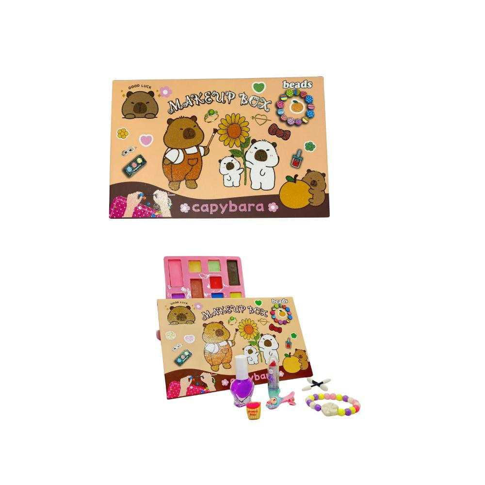 Set De Maquillaje Capibara Lavable No Toxico Para Niñas img #2