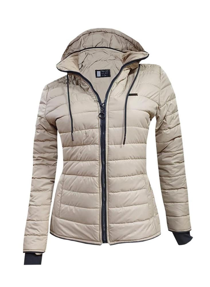 Chaqueta Impermeable Corta Para Mujer img #1